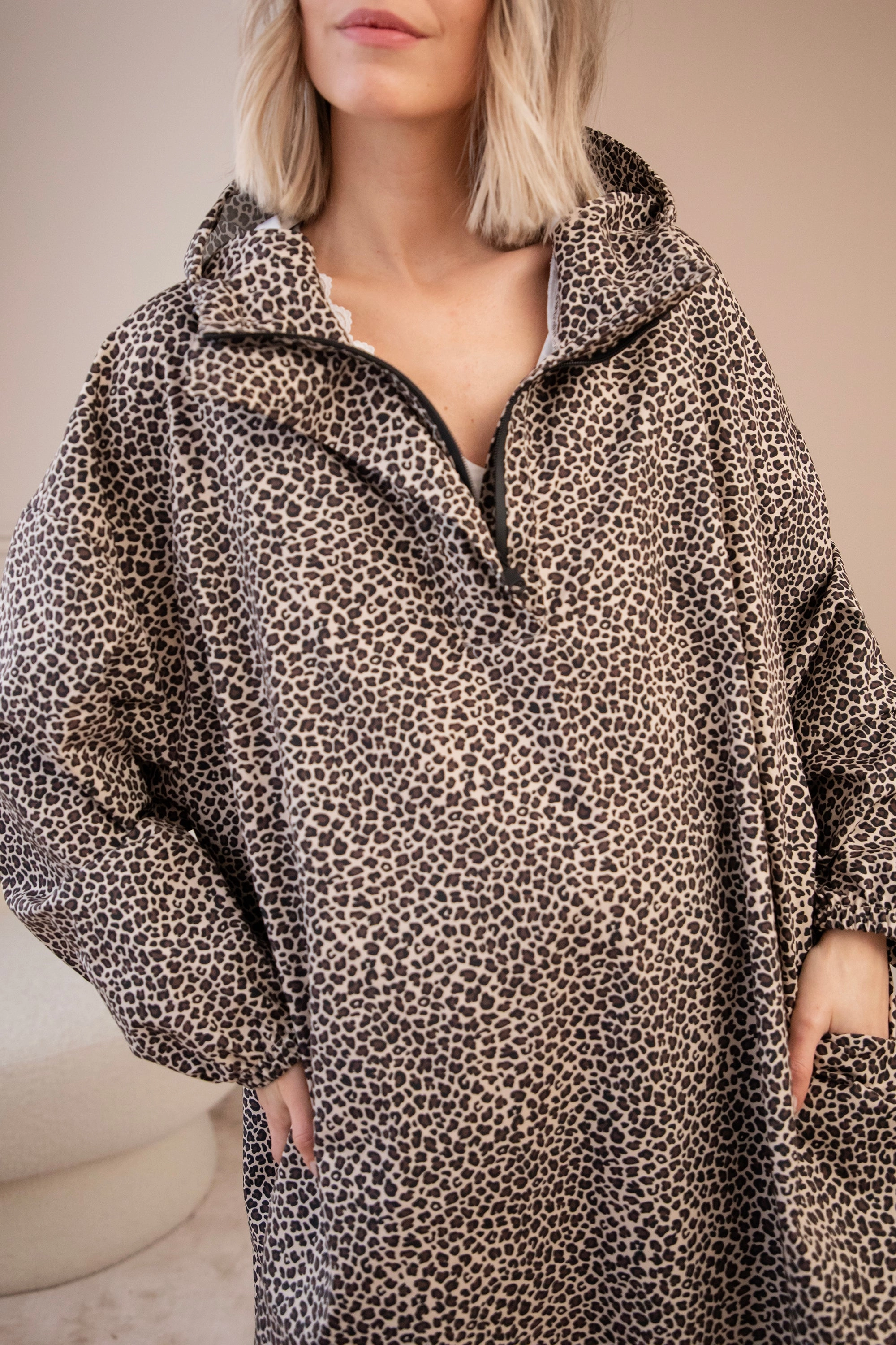 Poncho Panther Beige - Jas