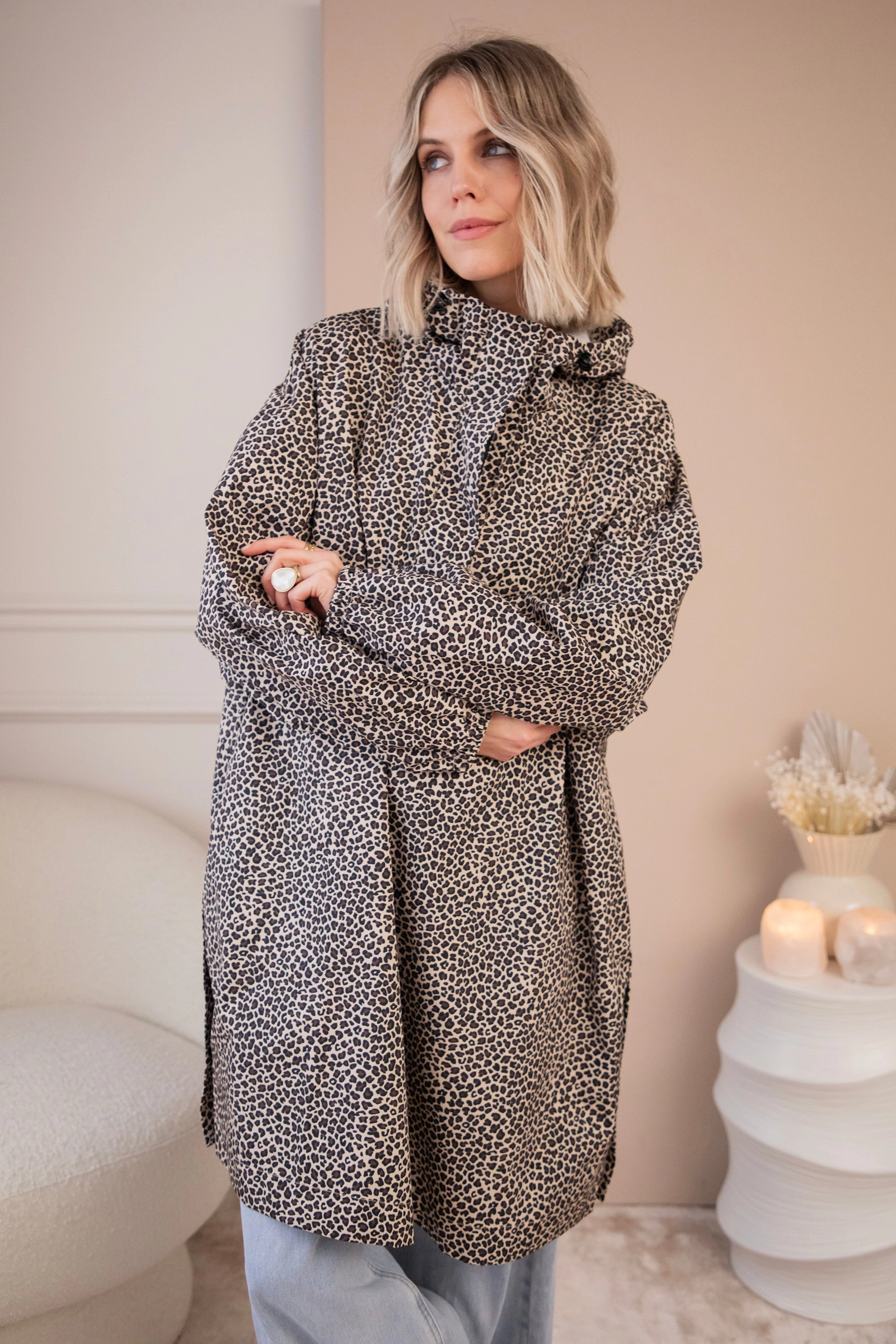 Poncho Panther Beige - Jas