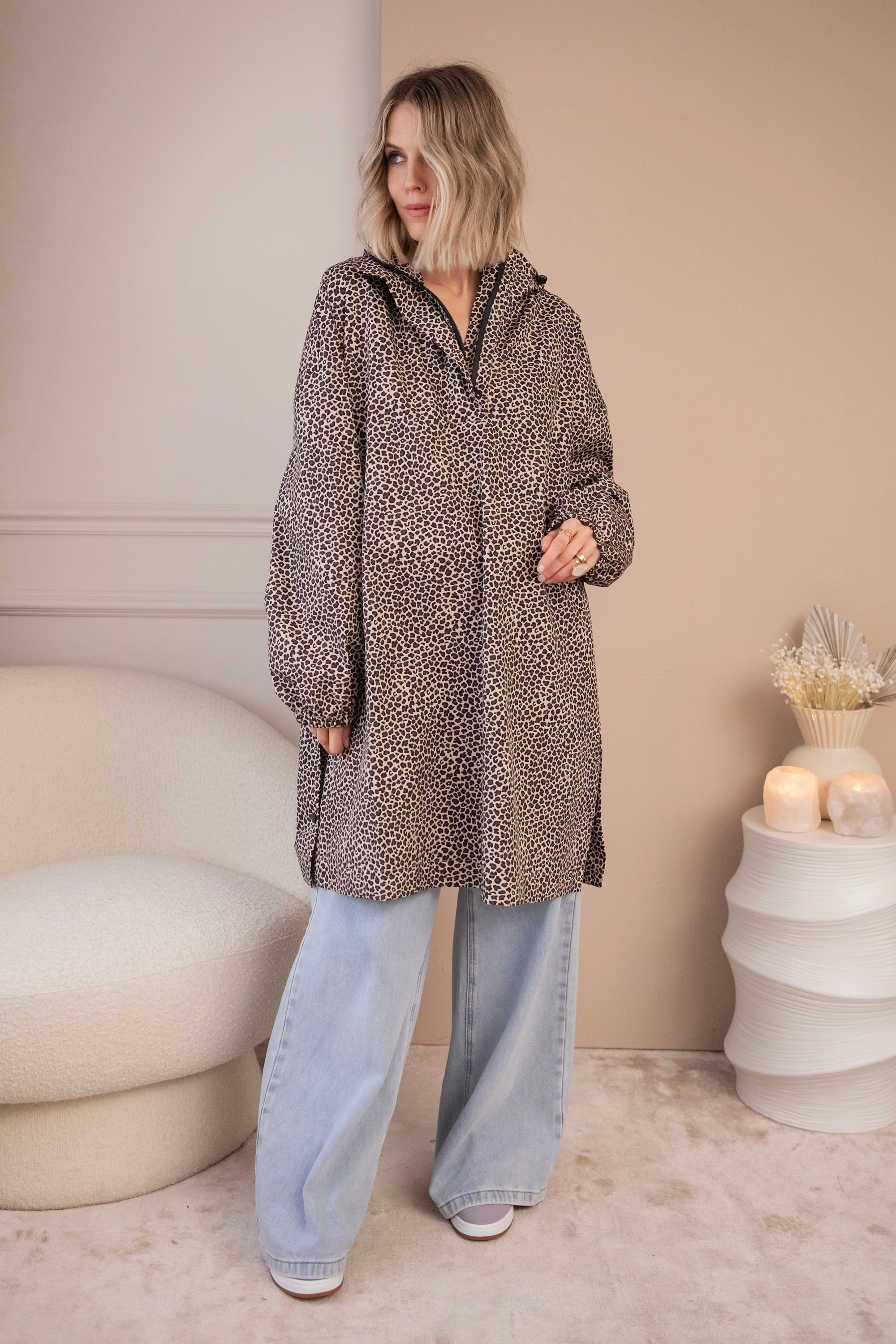 Poncho Panther Beige - Jas