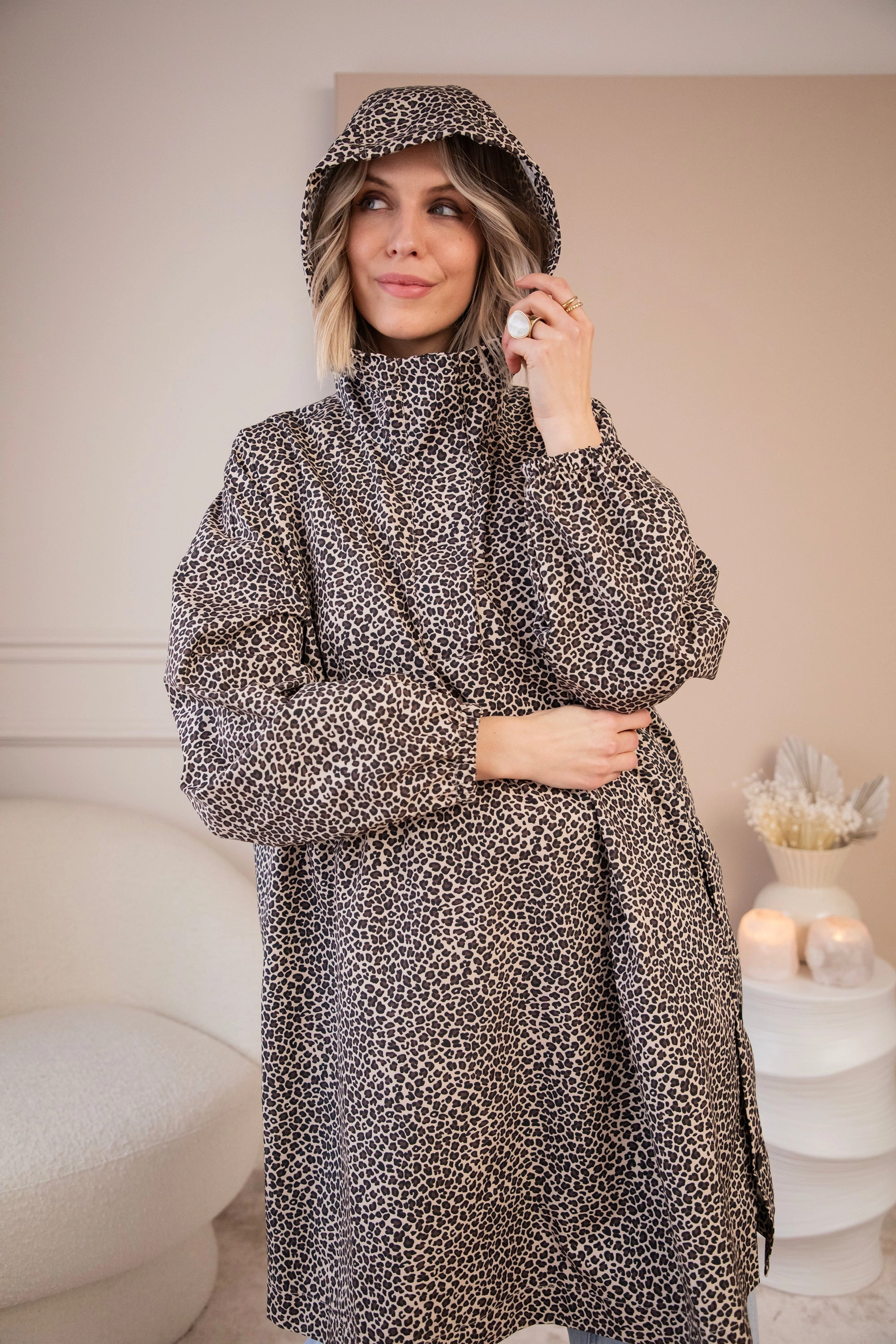 Poncho Panther Beige - Jas