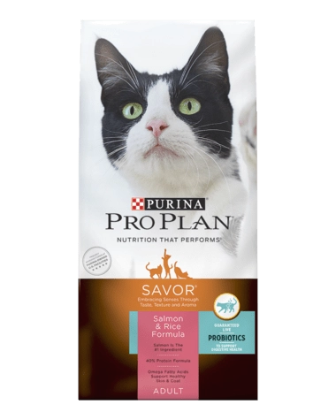 Purina Pro Plan Savor Adult Salmon & Rice Formula Dry Cat Food