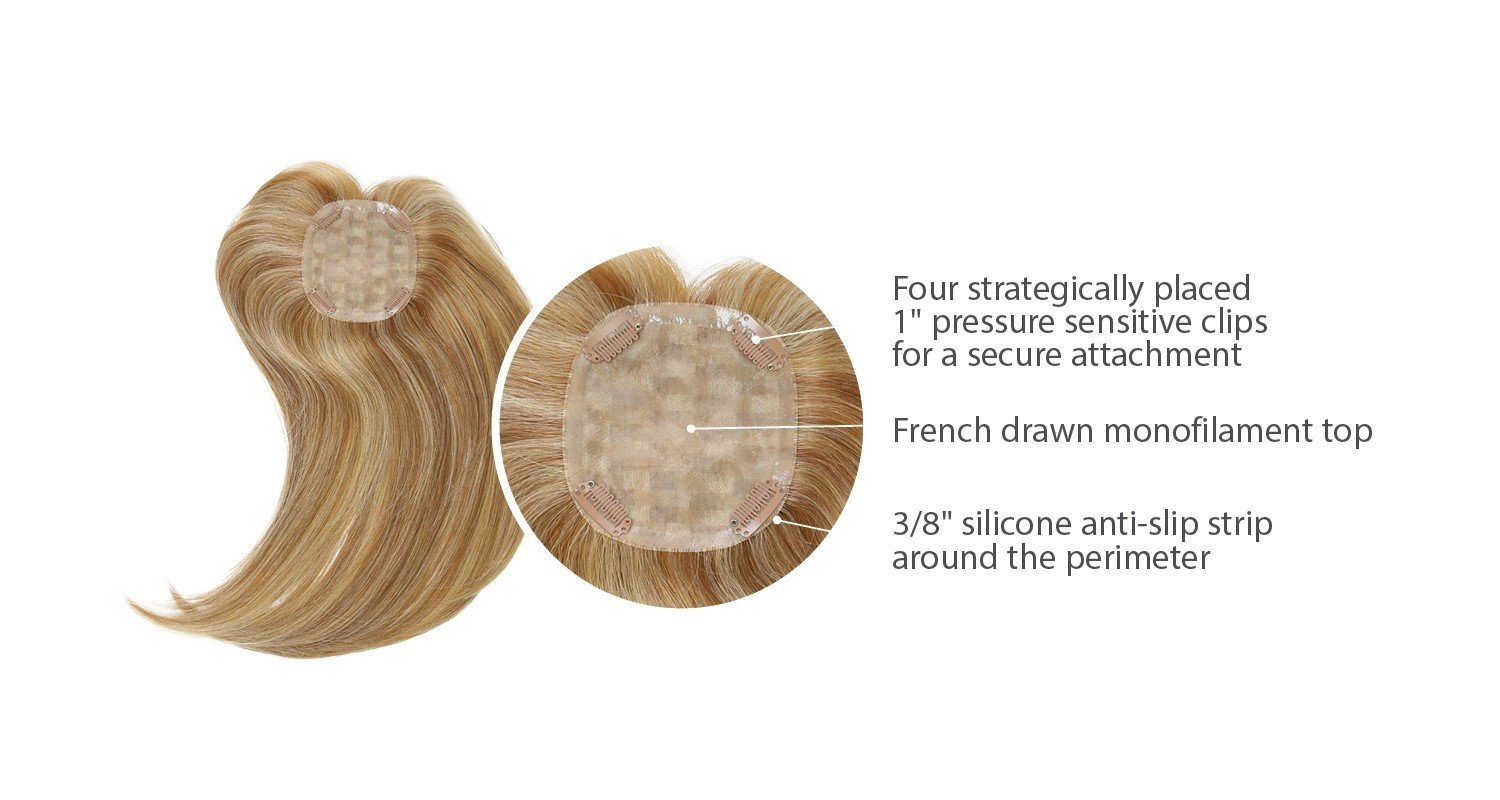 Raquel Welch Toppers - Indulgence - Remy Human Hair