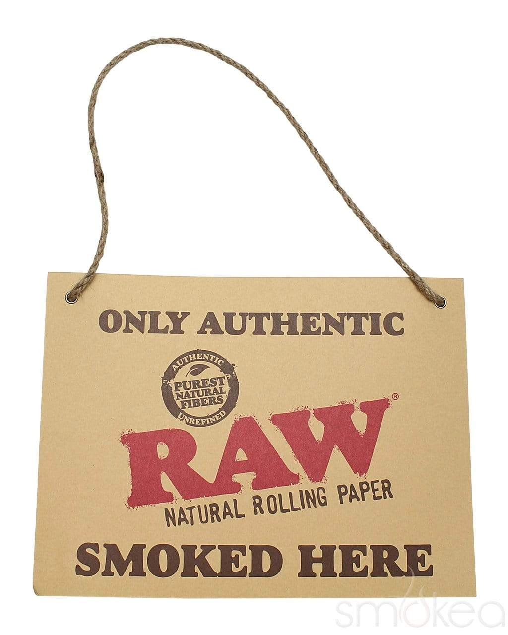 Raw "420 Break" Cardboard Sign