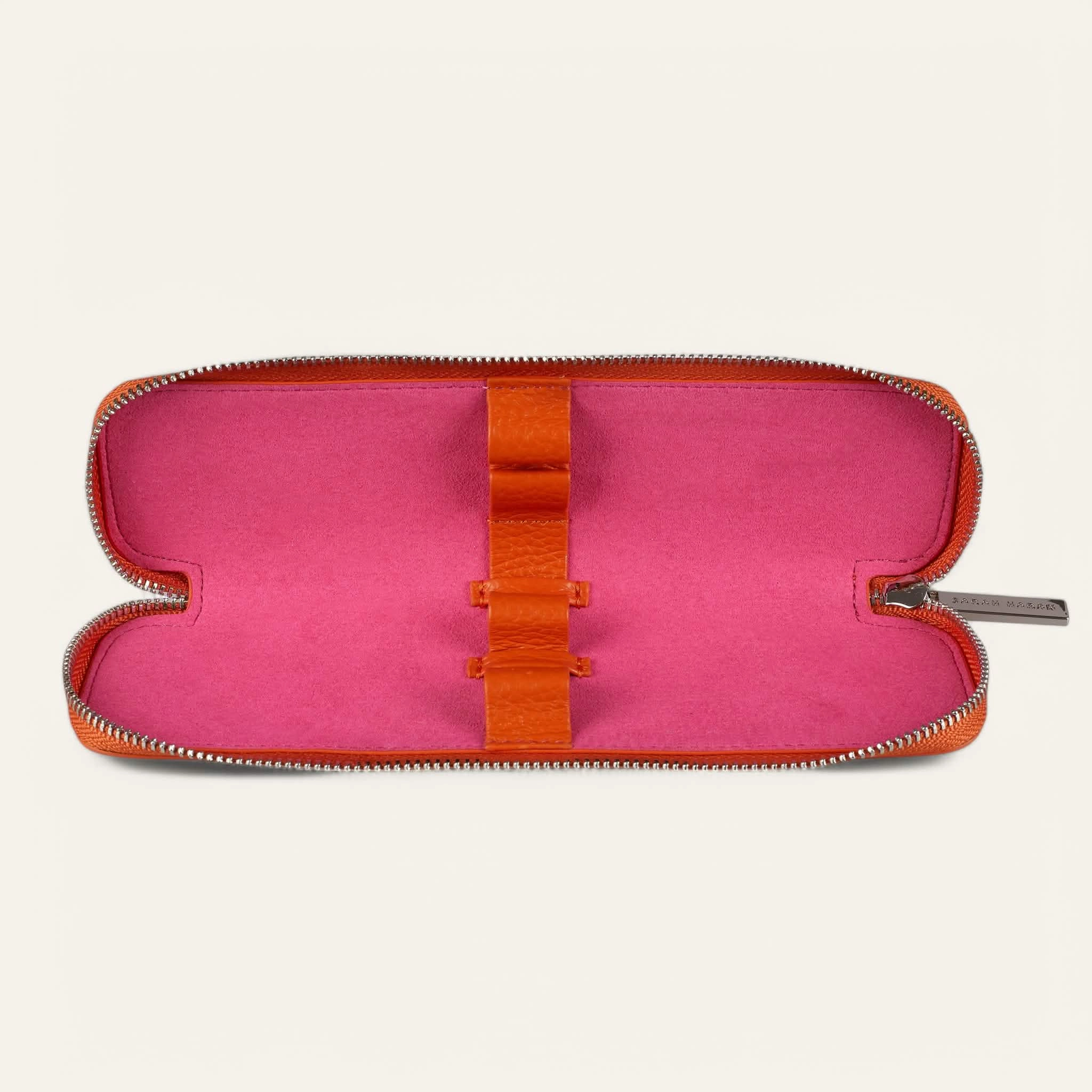 Sienna Organiser Case | Zest with Silver hardware
