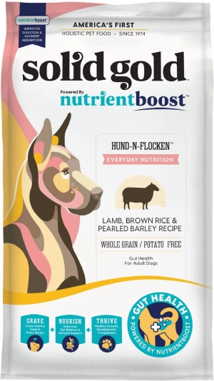 Solid Gold NutrientBoost Hund-N-Flocken Lamb Recipe Dry Dog Food