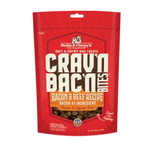 Stella & Chewy's Crav'n Bac'n Bites Bacon & Beef Recipe Dog Treats