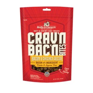 Stella & Chewy's Crav'n Bac'n Bites Bacon & Chicken Recipe Dog Treats