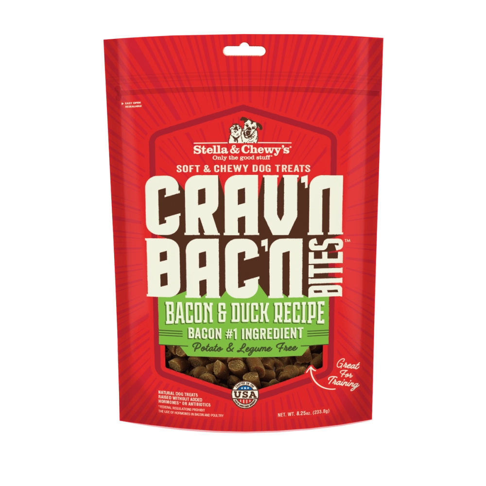 Stella & Chewy's Crav'n Bac'n Bites Bacon & Duck Recipe Dog Treats