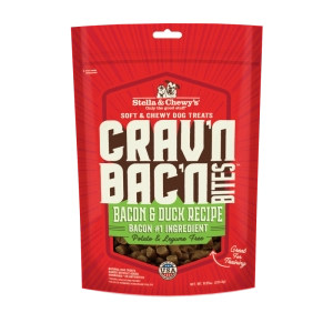 Stella & Chewy's Crav'n Bac'n Bites Bacon & Duck Recipe Dog Treats