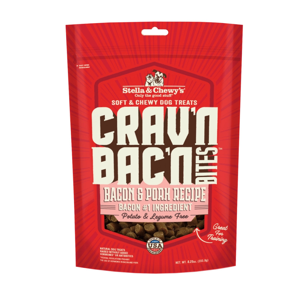 Stella & Chewy's Crav'n Bac'n Bites Bacon & Pork Recipe Dog Treats