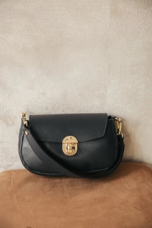Tas Marissa leer donkerblauw