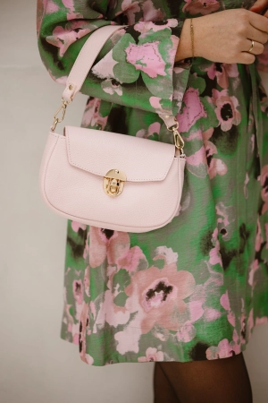 Tas Marissa leer lichtroze