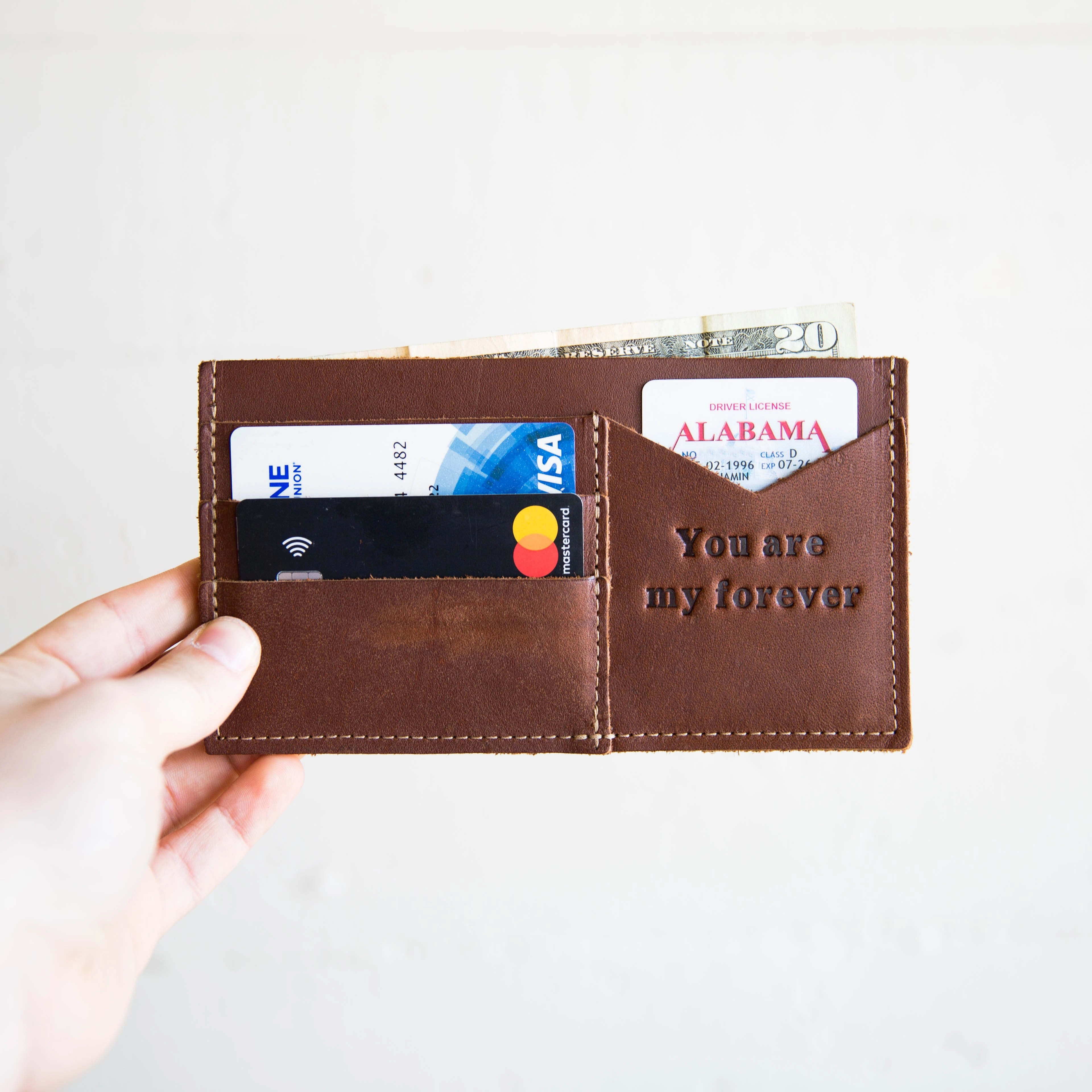 The Moriah Fine Leather Clutch With Optional Insert