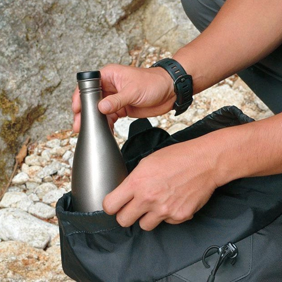 Titanium Sake Bottle