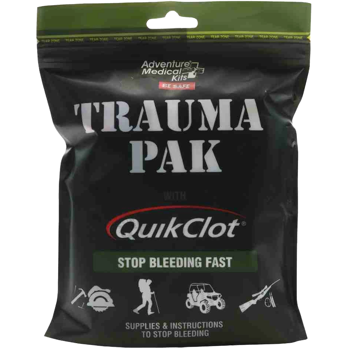 Trauma Pak First Aid Kit with QuikClot