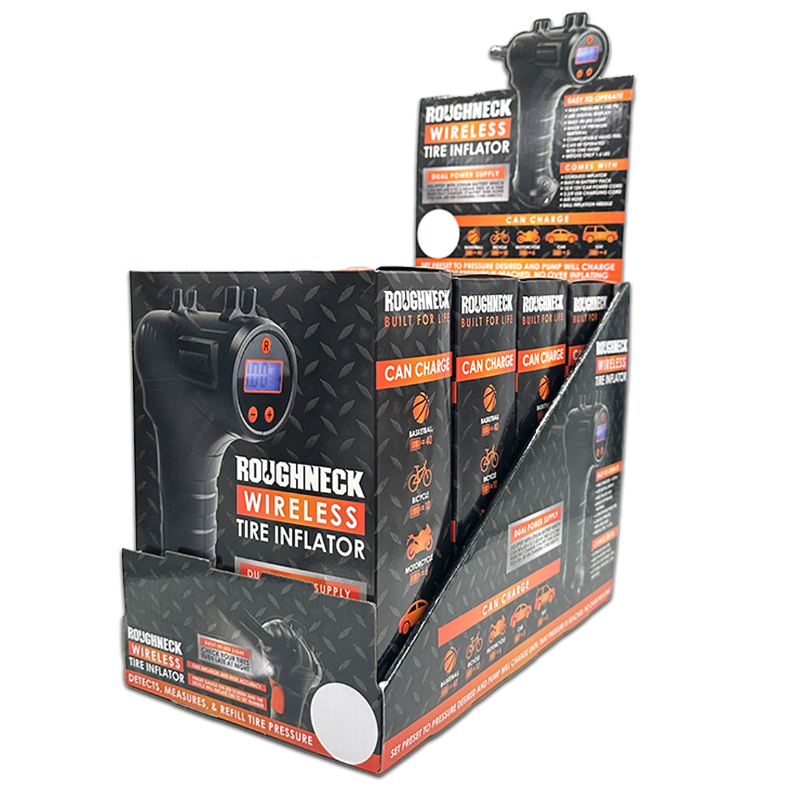 Wireless Tire Inflator 4 Pieces Per Retail Ready Display 23772