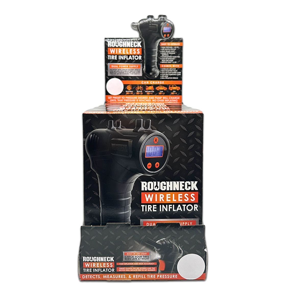 Wireless Tire Inflator 4 Pieces Per Retail Ready Display 23772