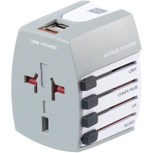 World Adaptor USB Non Grounded